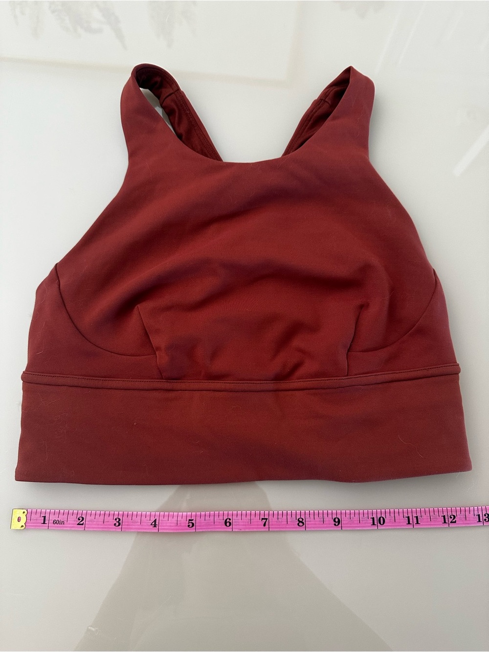 Lululemon burnt orange sports bra EUC SIZE 4